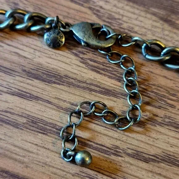 J CREW Raspberry And Purple Crystal Vintage Statement Necklace STATEMENT MAKING! - Picture 5 of 12